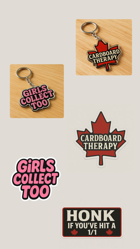 Starting Line Up Bundle - 3 Stickers + 2 Keychains